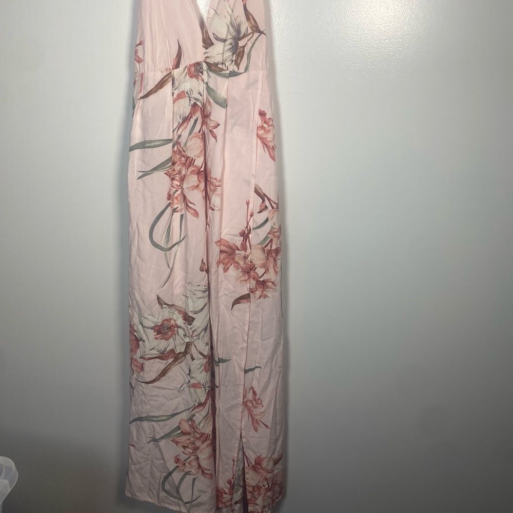 Simplee Apparel Pink Floral Maxi Dress - Picture 2 of 8